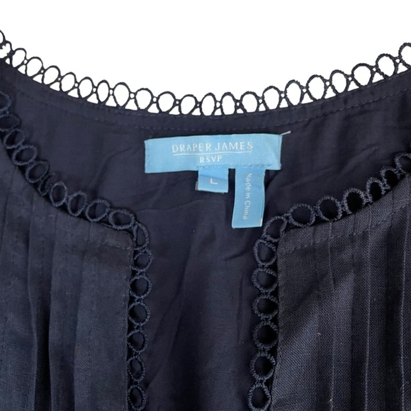 Draper James RSVP Puff Sleeve Tiered Dress Large - Picture 7 of 12